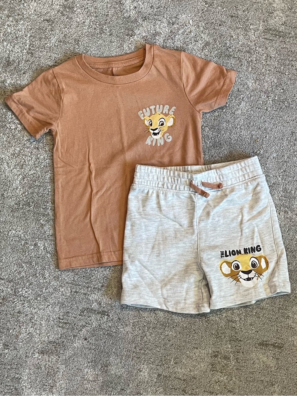 Disney Lion King Simba Matching Shirt and Shorts